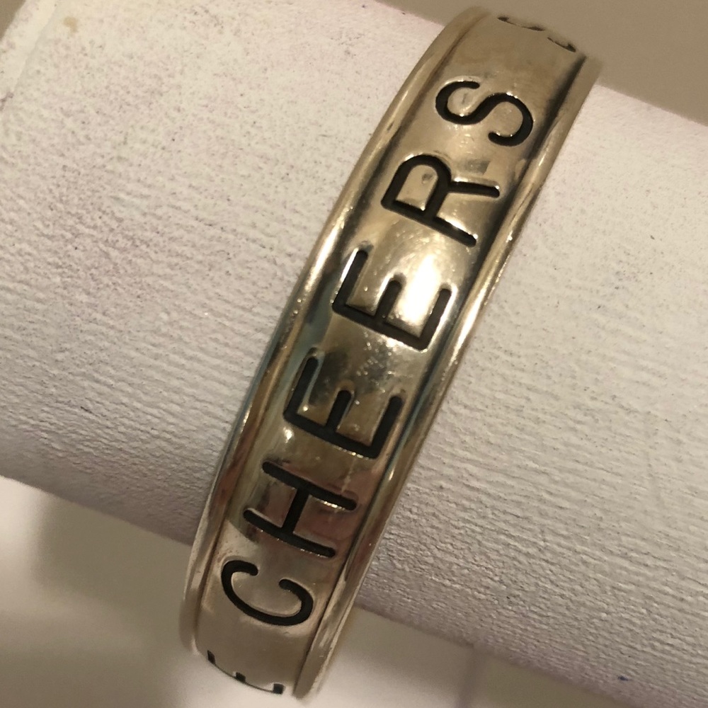 Rare! Carolee Sterling Silver Bangle Bracelet
